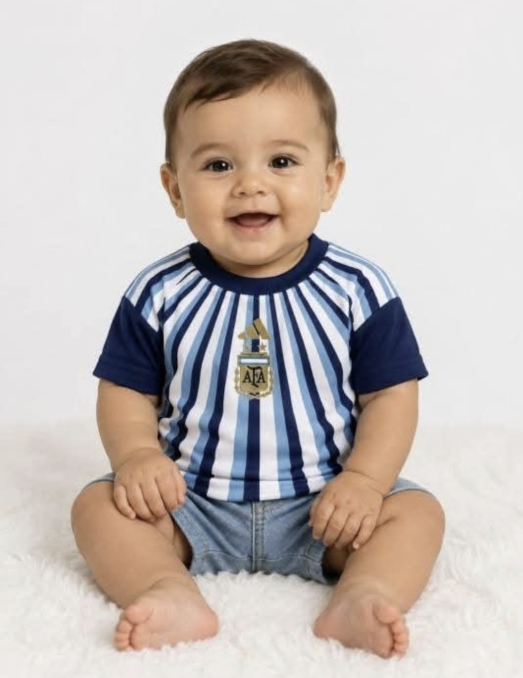 Camiseta Pre Match a Rayas Sublimados de Bebe 2 al 5 - Imagen 2