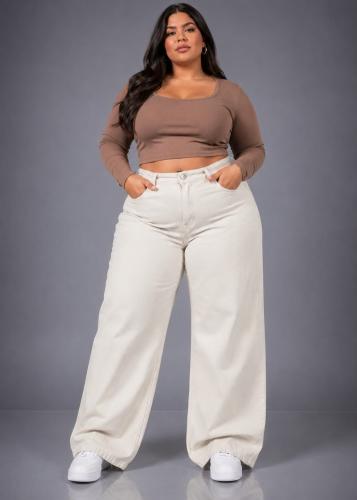 Wide Leg Beige Especial