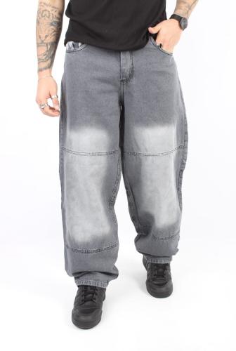 Baggy Gris Localizado con Recorte