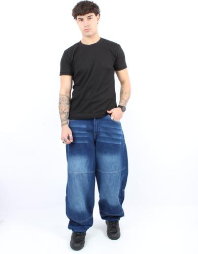 Baggy con Bordado | Azul Localizado