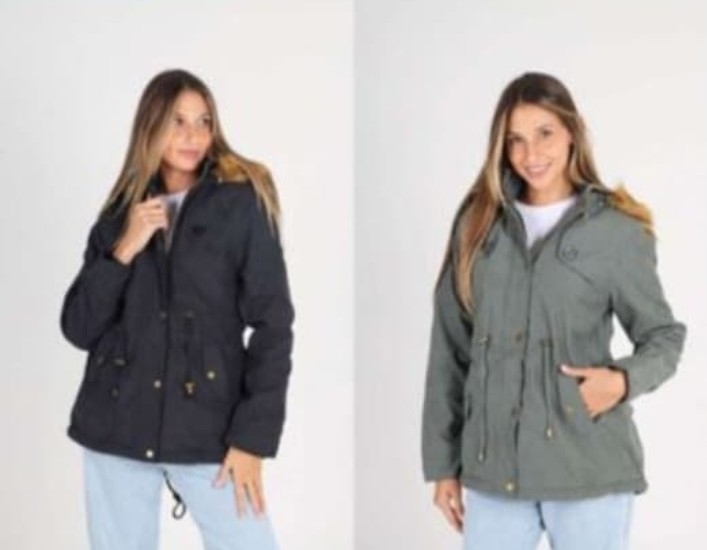 Oferton! Parka Dama Importada con Piel - Imagen 1