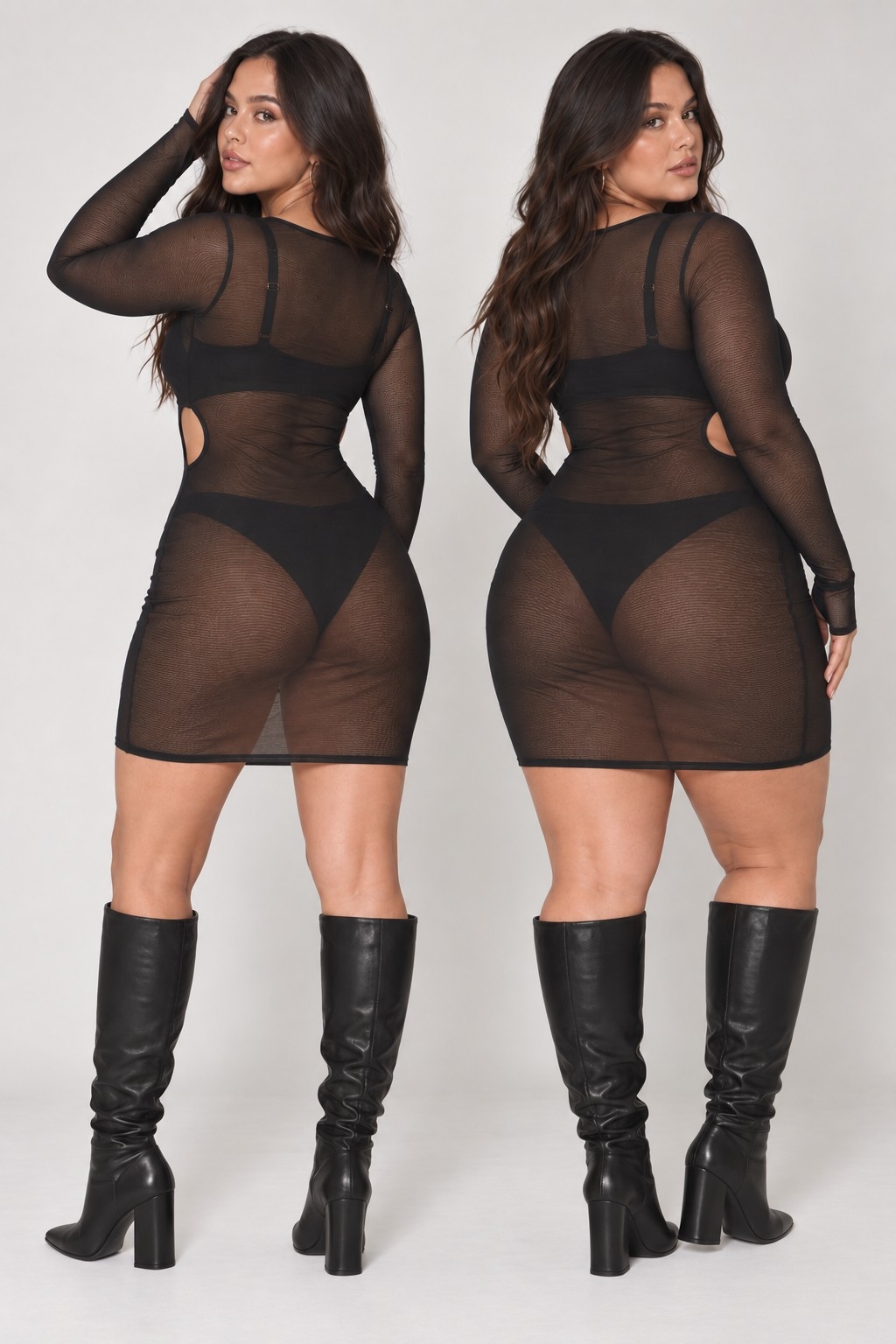 Talles 40 al 46/48 - Línea Curvy - Vestido Mandy - Imagen 2