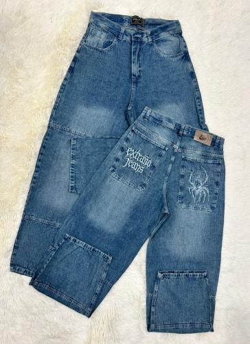 Baggy con Bordado | Oxido Nevado |