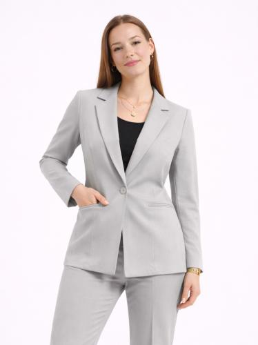 Blazer Sastrero con Bolsillos