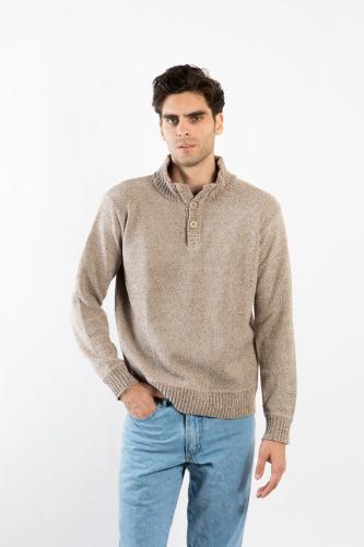 Sweater Chenille con Boton por Mayor