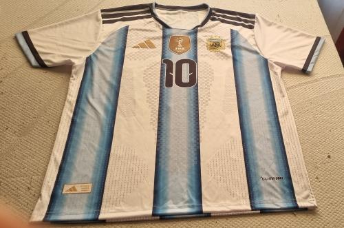 Camiseta Argentina Especial 6.7.9 Escudo Bordado