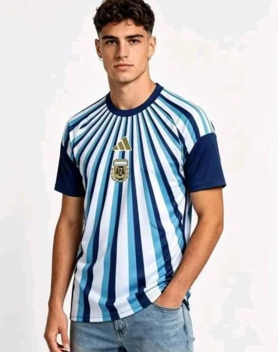 Camiseta Argentina Pre Mach Adulto 1 al