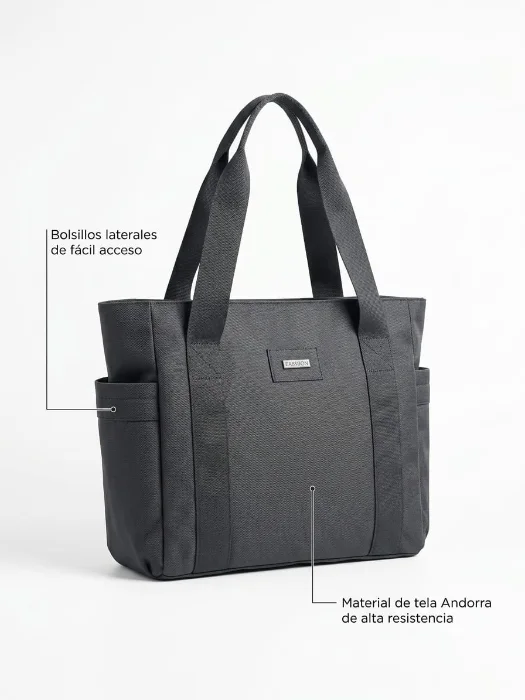 Cartera de Andorra con Bolsillos a los Lados