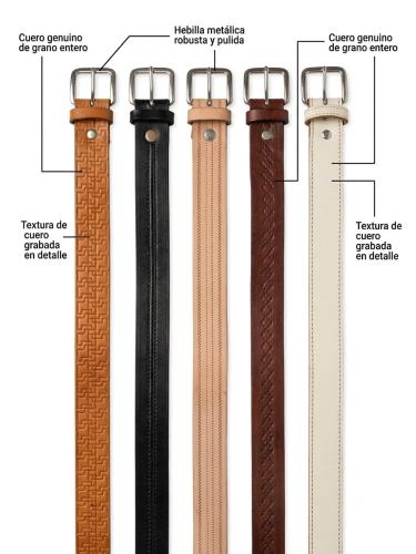 Cintos de Cuero Vacuno