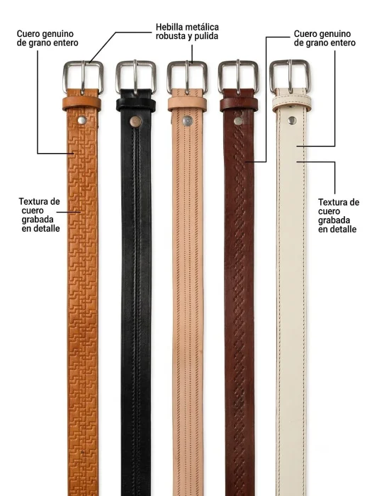 Cintos de Cuero Vacuno