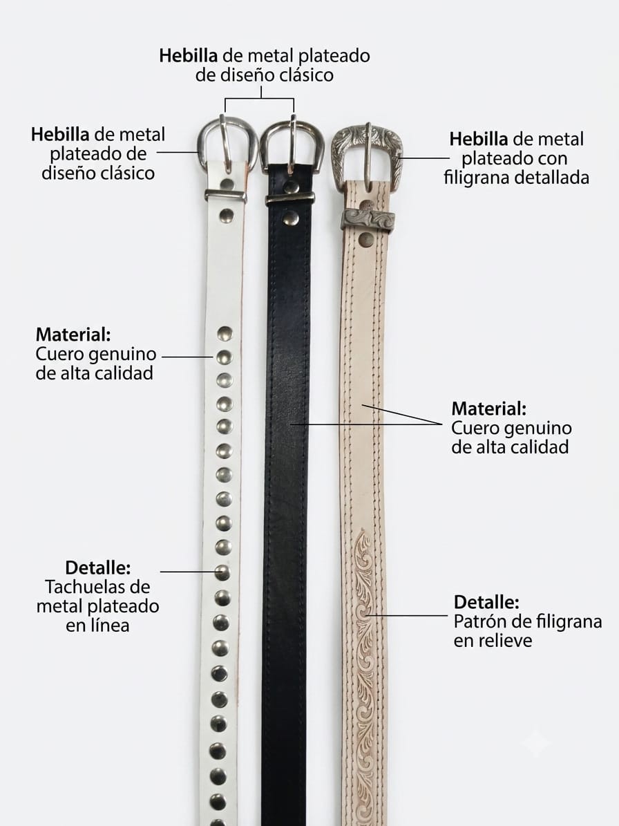 Cintos de Cuero Vacuno - Imagen 2