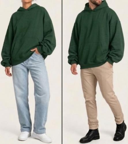 Buzo Oversize Peinado