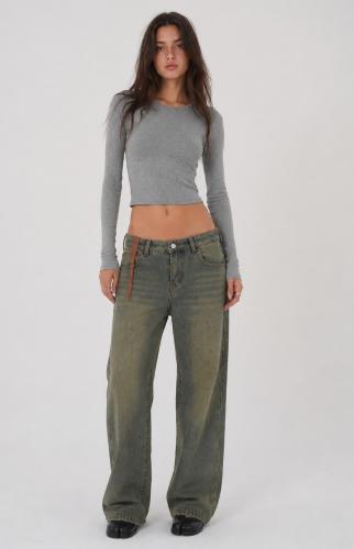 Wide Leg Óxido