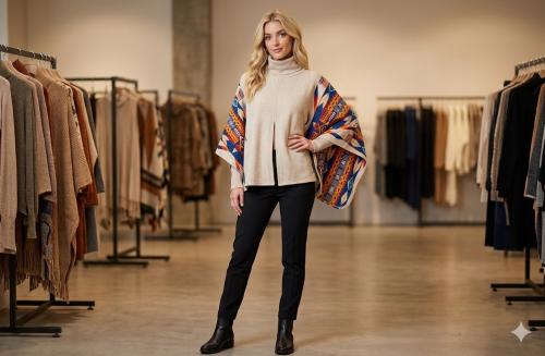 Poncho Poleron  Sublimado con Foil