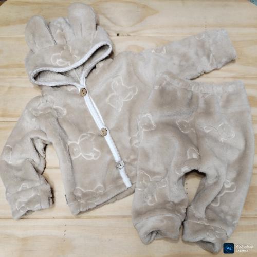 Conjunto 2 Piezas Piel Gofrado