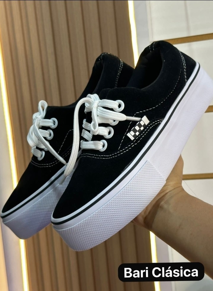 Zapatillas Plataforma Gamuza - Imagen 1