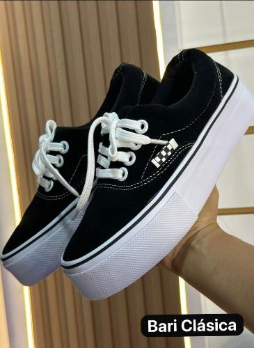 Zapatillas Plataforma Gamuza