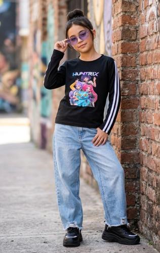 Huntrix Camisetas de Modal Soff con Tiras en Mangas