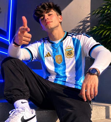 Camisetas de la Selección Logo Bordado/ Cuello y Mangas Tejidas