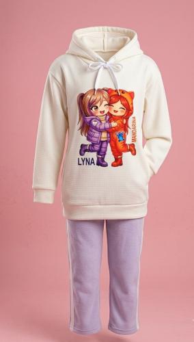 Lyna Buzos Oversize de Plush con Pique