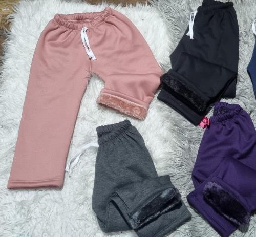 Pantalones con Piel Tela Jersey con Piel del 6 al 16