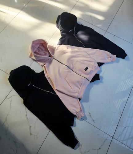 Campera Boxy Fit Frizada