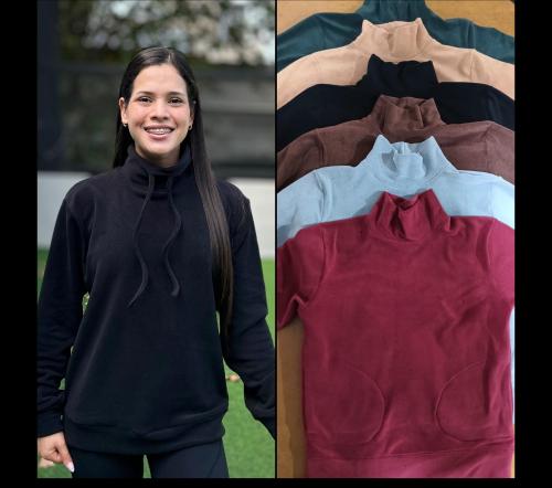 Buzos de Polar Cuello Alto