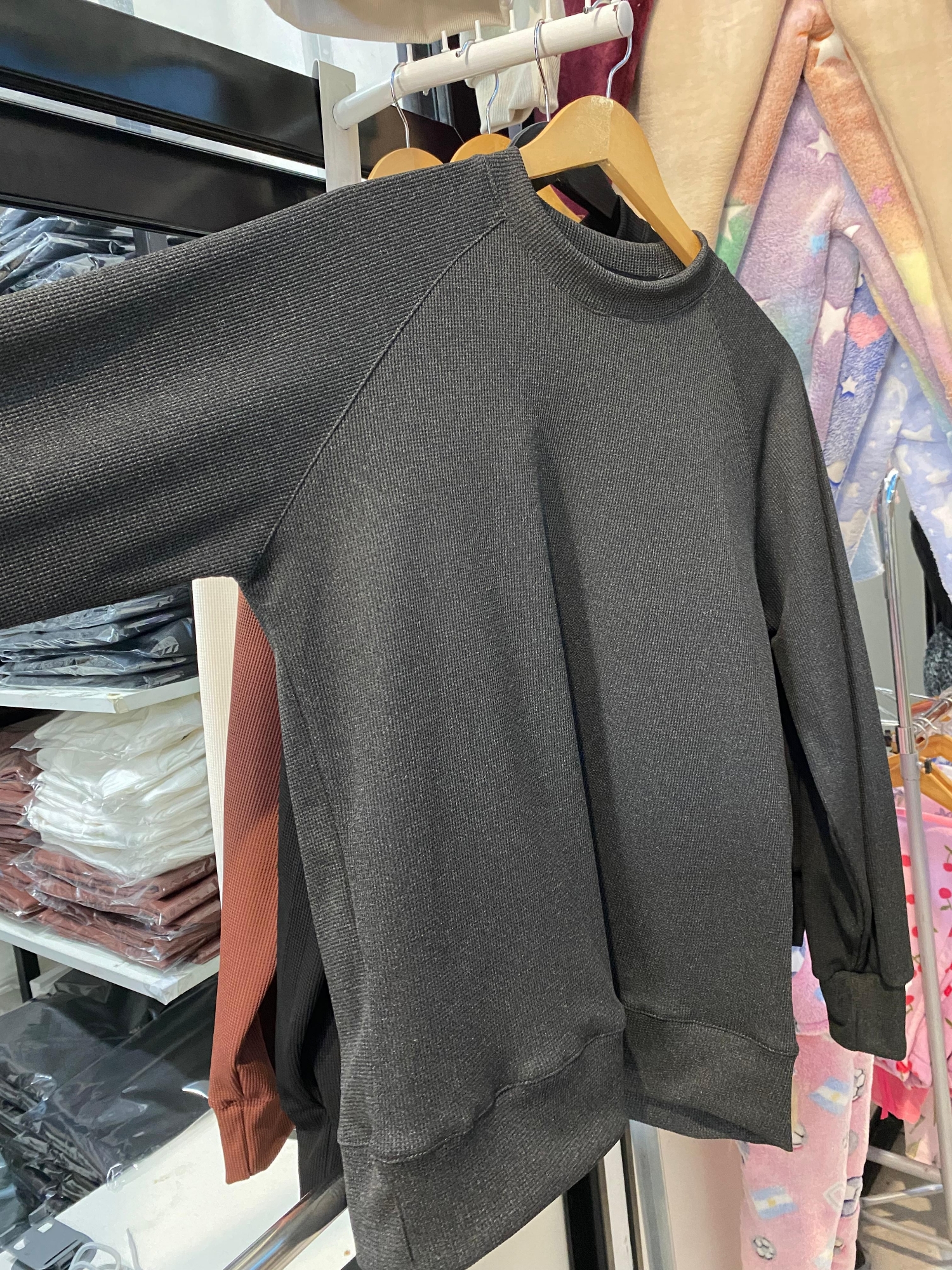 Sweater Wafle Frisado - Imagen 1