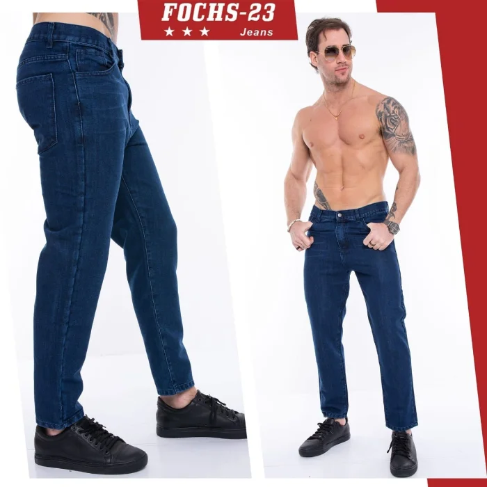 Semi Recto Azul Rigiodo