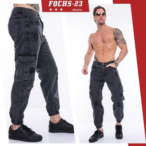 Mom Cargo Gris Liso
