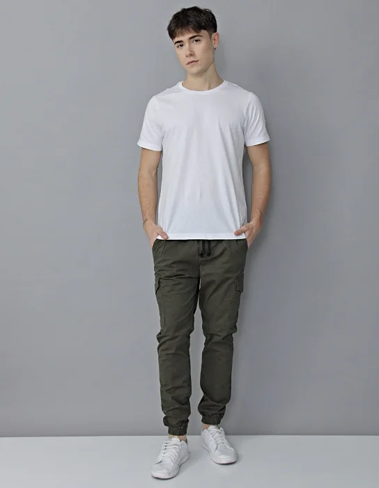 Jogger Gabardina Verde