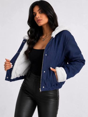 Campera con Peluche y Capucha