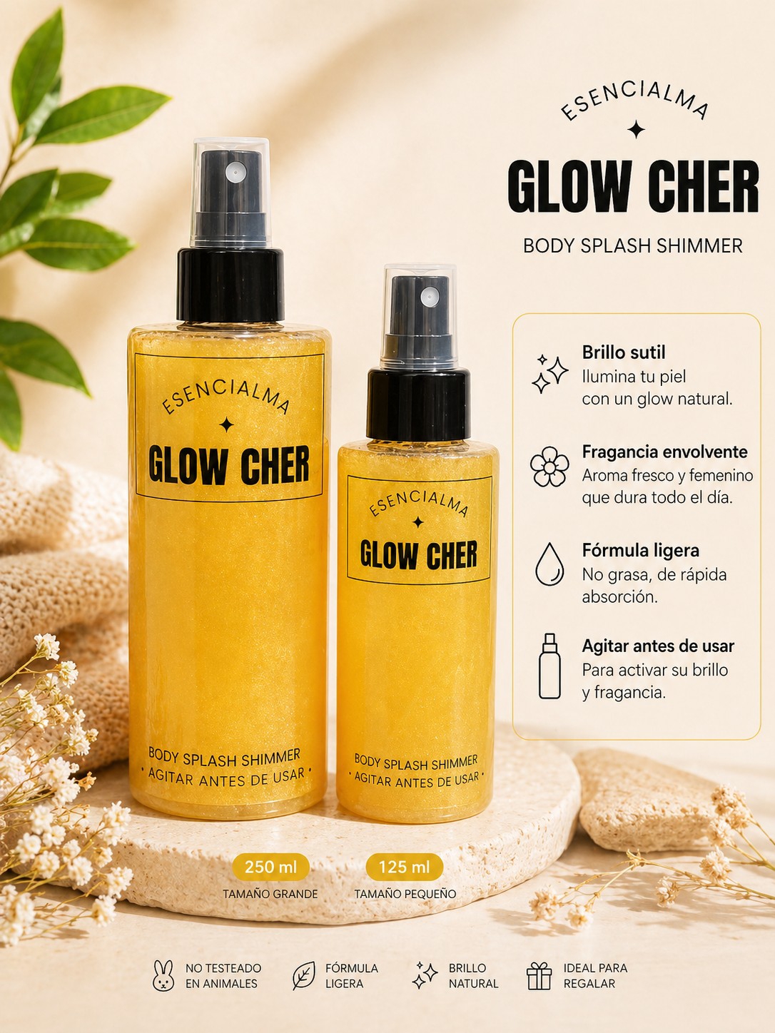 Body Splash Shimmer - Imagen 2