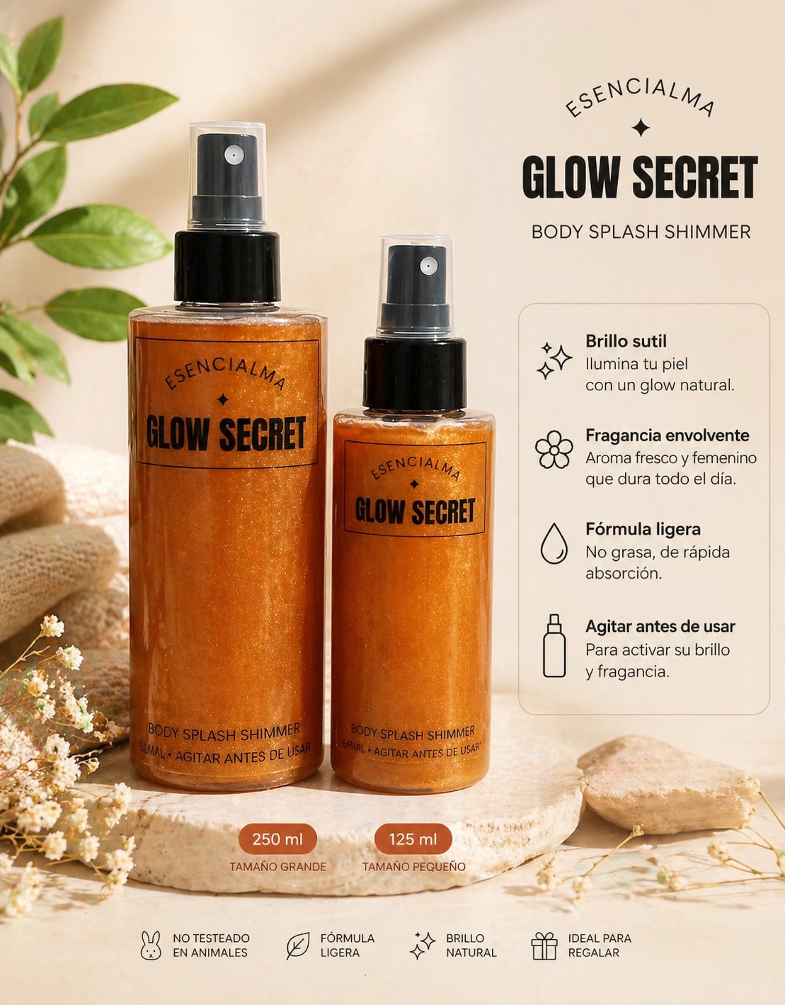 Body Splash Shimmer - Imagen 3
