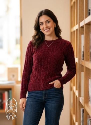 Sweater Trenzado Chenille