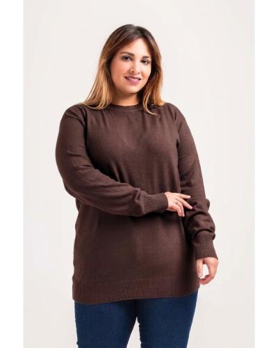 (yu4468) Sweater Bremer Liso Talle Especial