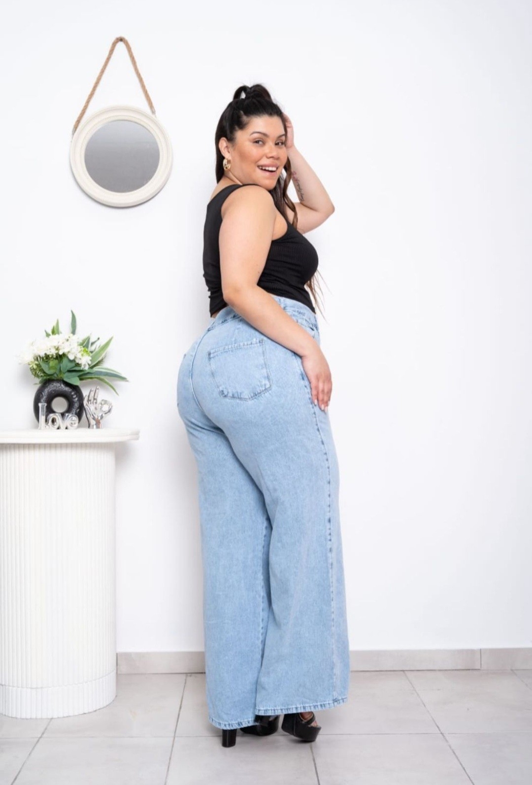 Wide Leg Celeste Especial - Imagen 3
