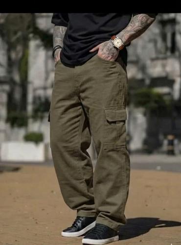 Pantalón Cargo Gabardina Rigida