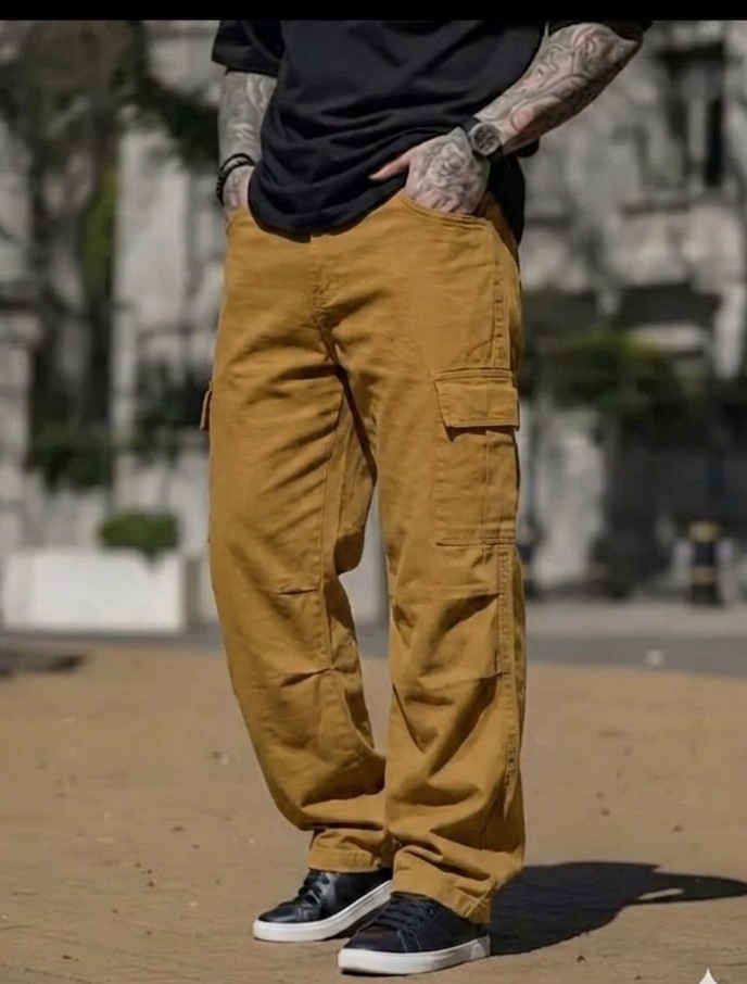 Pantalón Cargo Gabardina Rigida - Imagen 2
