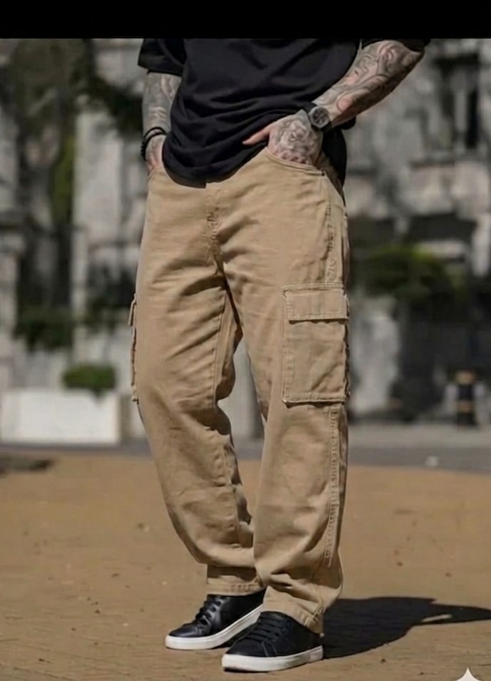 Pantalón Cargo Gabardina Rigida - Imagen 3