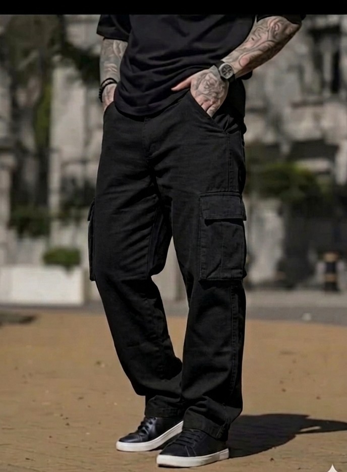 Pantalón Cargo Gabardina Rigida - Imagen 4