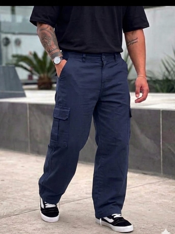 Pantalón Cargo Gabardina Rigida - Imagen 6