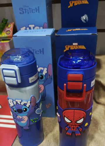 Termo Plástico Spiderman y Sthich X Mayor