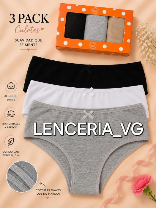 Culote Algodón ×3