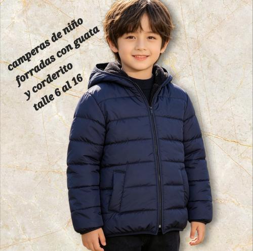 Campera de Niño Forradas con Guata y Corderito