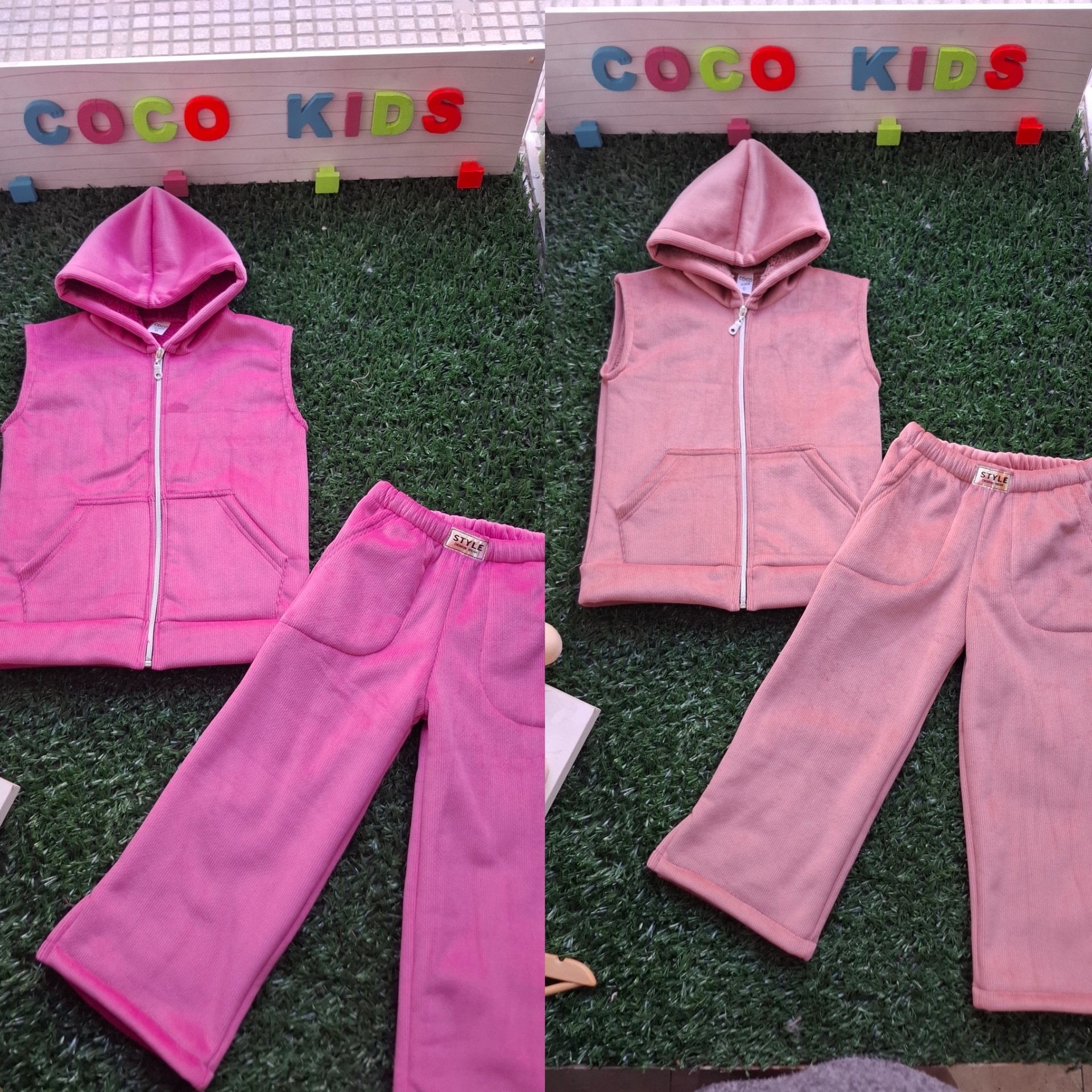 Conjunto Chalecos mas Palazo Corderoy - Imagen 3