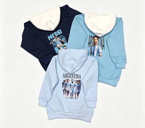 Buzos Argentina Niños Doble Estampados con Capucha - Miniatura 2