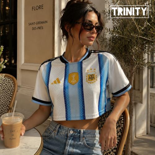 Camiseta Pupera Argentina con Strass