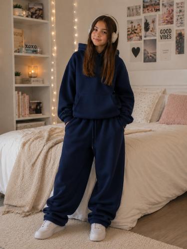 Conjuntos Oversize Frisa Peinada Invisible Niños