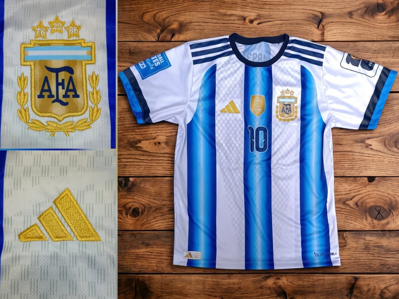 Camicetas Argentina Bordado por Curva 40.000 - Imagen 2